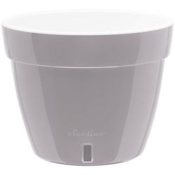 cumpără Ghiveci pentru flori Santino Asti (18.0L, Gri/Alb) în Chișinău 