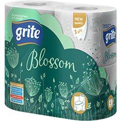 GRITE - Hirtie iginica 3str BLOSSOM 4 role, 18,75m