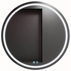 купить Зеркало для ванной Bayro Elipso круглое 900x900 LED touch c подогревом в Кишинёве 