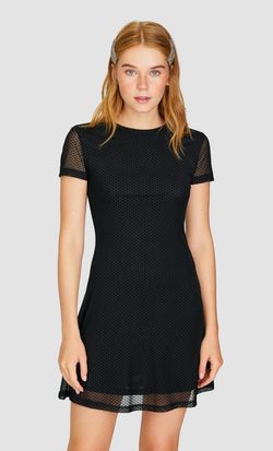 Платье Stradivarius Чёрный 6372/657/001