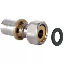 купить Запорная арматура ICMA Racord mixt cu olandez press 20x1/2 (90566) в Кишинёве 