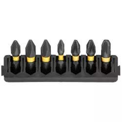 cumpără Set de tubulare, bite, duze DeWalt DT70809 Set capete de insurubat PH1,PH2,PZ1,PZ2,Pz3 25mm (P.7) în Chișinău 