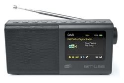 MUSE M-117 DB, Tuner DAB+, FM, LCD, Black