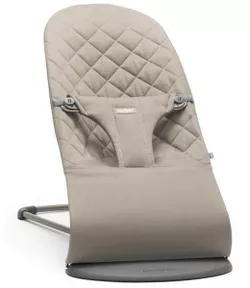 купить Детское кресло-качалка BabyBjorn 006217A Bliss Sand Grey, Bumbac в Кишинёве 
