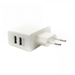 cumpără Accesoriu pentru aparat mobil Tellur TLL151021 Incarcator priza dual USB U201/202 2 .1 A alb în Chișinău
