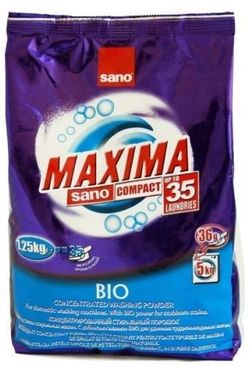 Sano Maxima стиральный порошок bio 1.25 кг