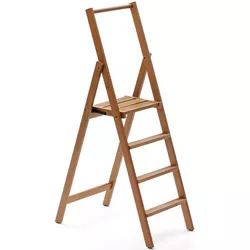 купить Лестница Arredamenti Italia Kimora, 4 ступени, складная, вишневое дерево в Кишинёве 