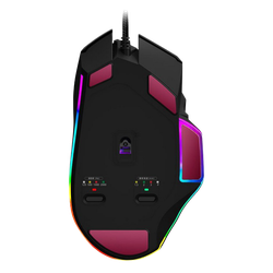 Gaming Mouse Bloody W95 Max, 100-12000dpi, 10 buttons, 35G, 250IPS, Extra Fire Wheel, RGB,USB, Black