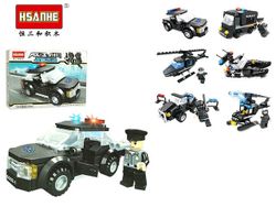 Конструктор Hsanhe mini Police 19X13.5X5cm, 6 видов