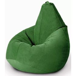 cumpără Fotoliu BeanBag BeanBag BM5839, Кресло Груша из велюра Standart, с двойным чехлом, XL, Зелёный în Chișinău 
