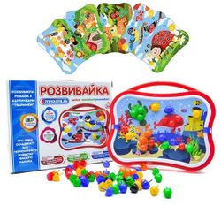 cumpără Complex de joacă pentru copii Maximus MX5423 Set de joc cu mozaică Razvivaika 77 elem. în Chișinău 