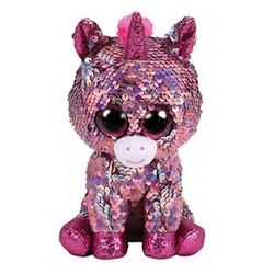 купить Мягкая игрушка TY TY36436 Flippables SPARKLE pink unicorn 24 cm в Кишинёве 