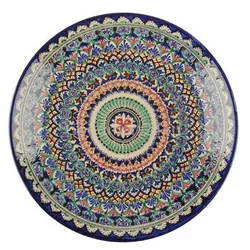 cumpără Farfurie Rishtan Ceramic Lyagan Mehrob 28cm, pictata manual, ceramica în Chișinău 