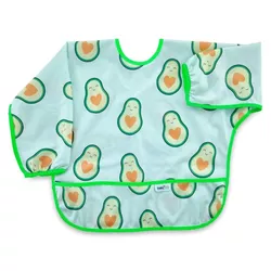 купить Слюнявчики BabyJem 784 Sort cu maneci pentru activitati Avocado, 33x74 cm в Кишинёве 