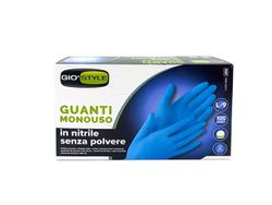Manusi din nitril Giostyle albastre marimea L, 100buc