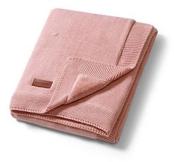 купить Детское постельное белье BabyOno 1671/01 Patura de bumbac cu captuseala de flanel (roz) в Кишинёве 