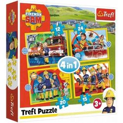 cumpără Puzzle Trefl R25E / 1 (34373) 4  în 1 Salvatorul Sam în Chișinău 