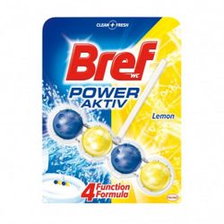 Шарики для Туалета, Bref, power aktiv Lemon, 50г