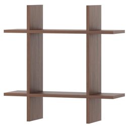 купить Полка декоративная Fabrik Home №02 орех каменный в Кишинёве 