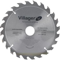 cumpără Disc de tăiere Villager Disc de taiere lemn 160x20/16x2.2x18T (033418) în Chișinău 