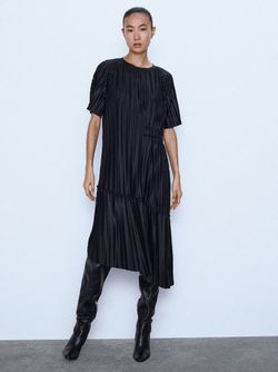 Платье ZARA Чёрный 6050/632/800