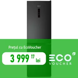 купить Холодильник с нижней морозильной камерой Hisense RB470N4EFC1 в Кишинёве 