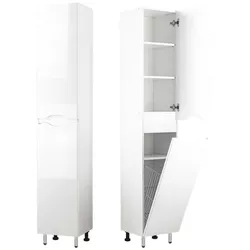 cumpără Dulap penal Mashtab 11789 Print cu cos 450x350x1900 Alb în Chișinău 