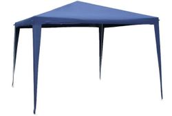 Тент 2.9X2.9X2.5m, синий/черный/зеленые