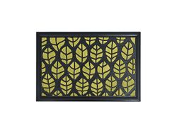 Covoras pentru antreu 40X60cm Luance "foaie verde", PP/cauciuc