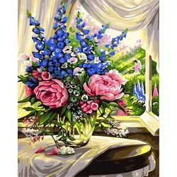 купить Картина по номерам Richi (02485) Buchet de flori 40x50 в Кишинёве 