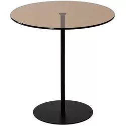 купить Журнальный столик Trendy Chill-Out, черный, бронзовый 50x50x50 см в Кишинёве 