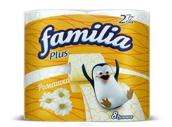 Familia hîrtie igienică 2 straturi, 8 role