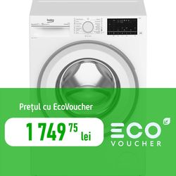 купить Стиральная машина с фронтальной загрузкой Beko B3WFU58415W в Кишинёве 