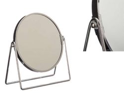 Зеркало настольное двухстороннее Five D17cm, хром