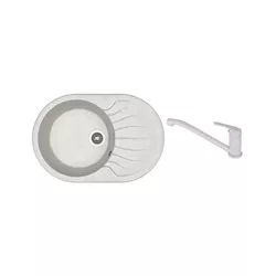 купить Мойка кухонная со смесителем Dr.Gans Berta 760 + SanDonna F 1066 gri в Кишинёве 