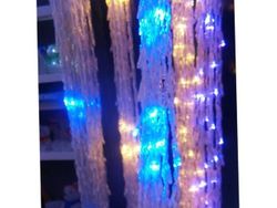 Огни новогодние "Бегущие" 240LED синие, 2Х2m