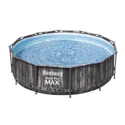 Pool Steel Pro Max 366x100cm, 9150L, ​​cadru metalic