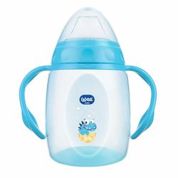 Поильник с ручками Weebaby с силиконовым носиком 250 мл (6+ мес) голубой