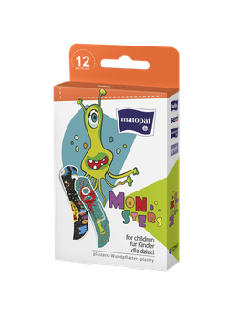 Пластырь Matopat Monsters, 12 шт.
