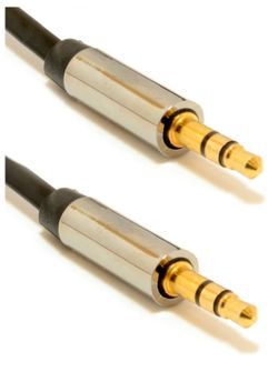 Cable 3.5mm jack - 3.5mm jack,  0.75m, 3pin, Cablexpert, Gold connectors, CCAP-444-0.75M