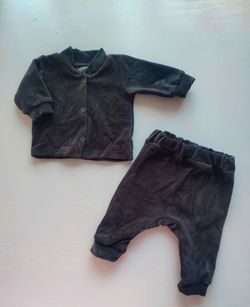 Набор Кофта+штанишки  Pampy Dark Grey