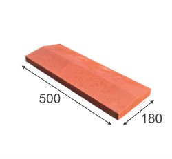 Крышка на забор 180mm x 500mm
