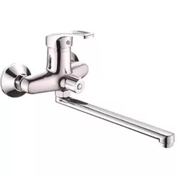 купить Смеситель для ванны Rossa 49092 MPN2227, cu pipa lunga, crom, Bianca в Кишинёве 