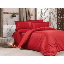 купить Домашний текстиль Cottony SLPSL Stripe Satin Red: 2 pers в Кишинёве 