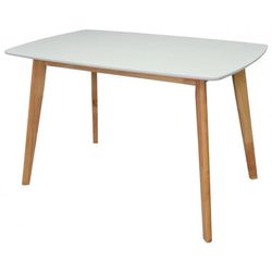 купить Комплект стол и стулья Evelin di Costacurta стол Cooper White/Bella beech + 4 QT-284Wo Light beige в Кишинёве 