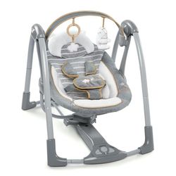 купить Детское кресло-качалка Bright Starts 11023 Ingenuity Swing n Go Portable Swing - Bella Teddy в Кишинёве 