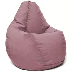 cumpără Fotoliu BeanBag BeanBag BM5883, Fotoliu Maserrati din velur în formă de peră, L, culoare pudra în Chișinău 