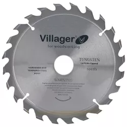 cumpără Disc de tăiere Villager Disc taiere lemn 185x25.4/20x2.2, 24T (033420) în Chișinău 