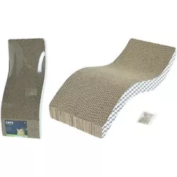 cumpără Zgârietoare Promstore 44959 Когтеточка картонная Cats Волна 51x20x11cm în Chișinău 