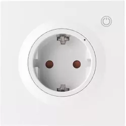 купить Розетка электрическая Sonoff Matter Over Wi-Fi Orb Wall Socket (WS01TPF-E), White в Кишинёве 